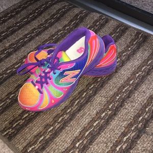 Girls’ New Balance tennis shoes.